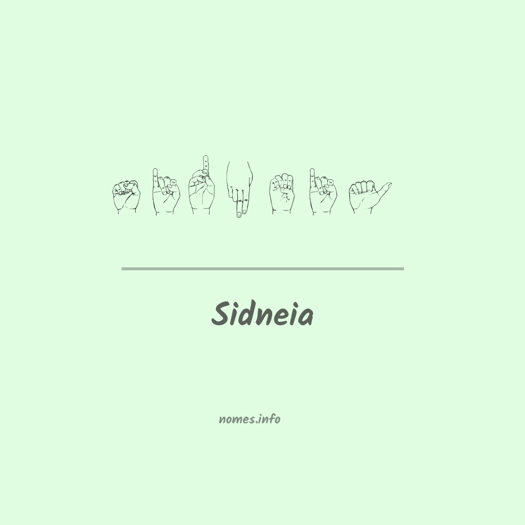 Sidneia em Libras