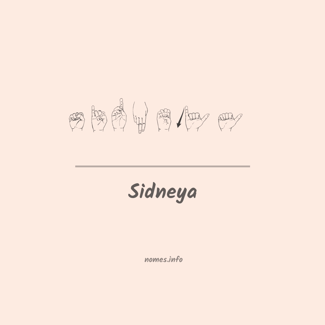 Sidneya em Libras