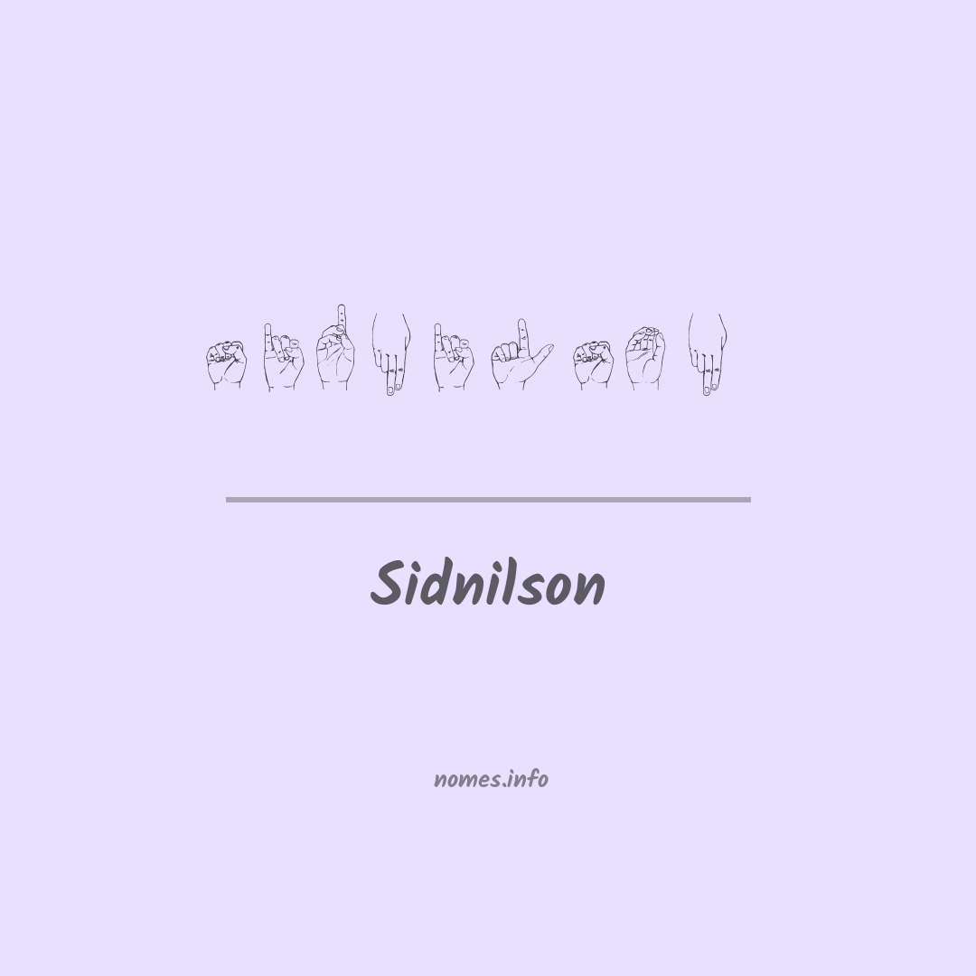 Sidnilson em Libras