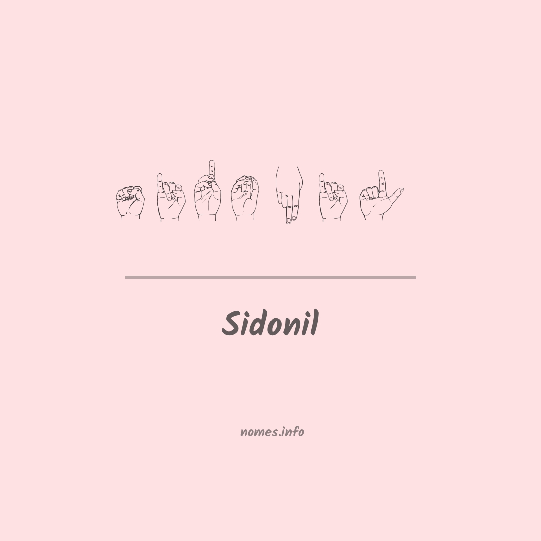 Sidonil em Libras