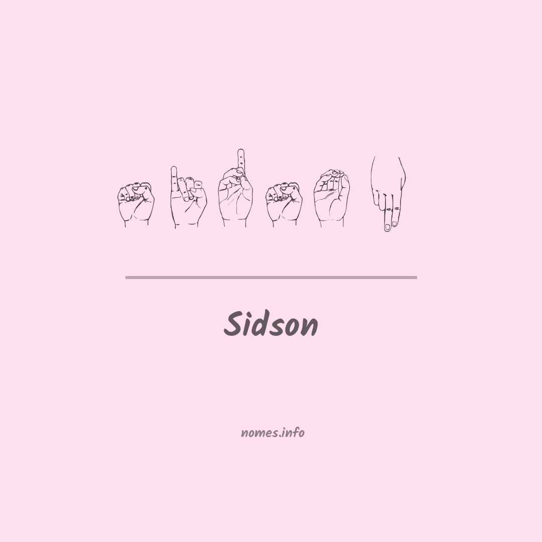 Sidson em Libras
