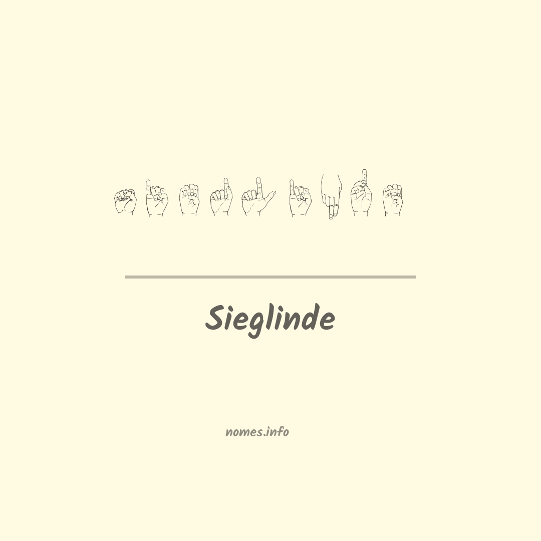 Sieglinde em Libras