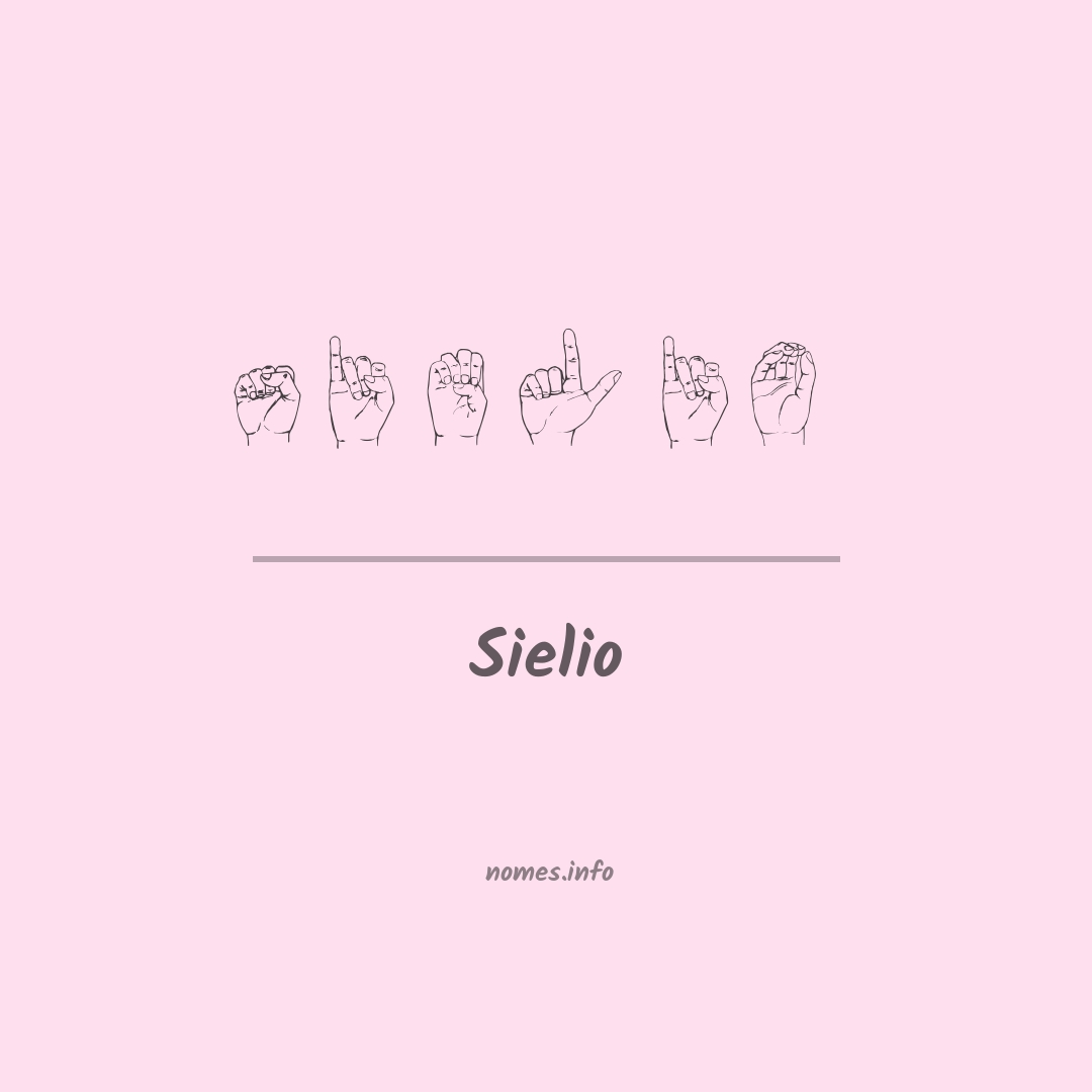 Sielio em Libras Sielio em Libras