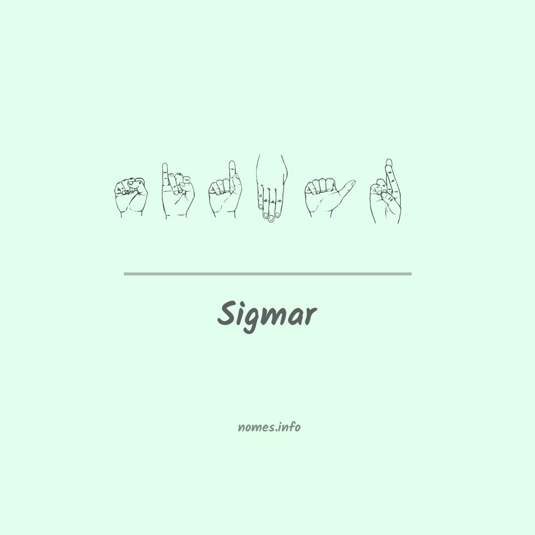 Sigmar em Libras
