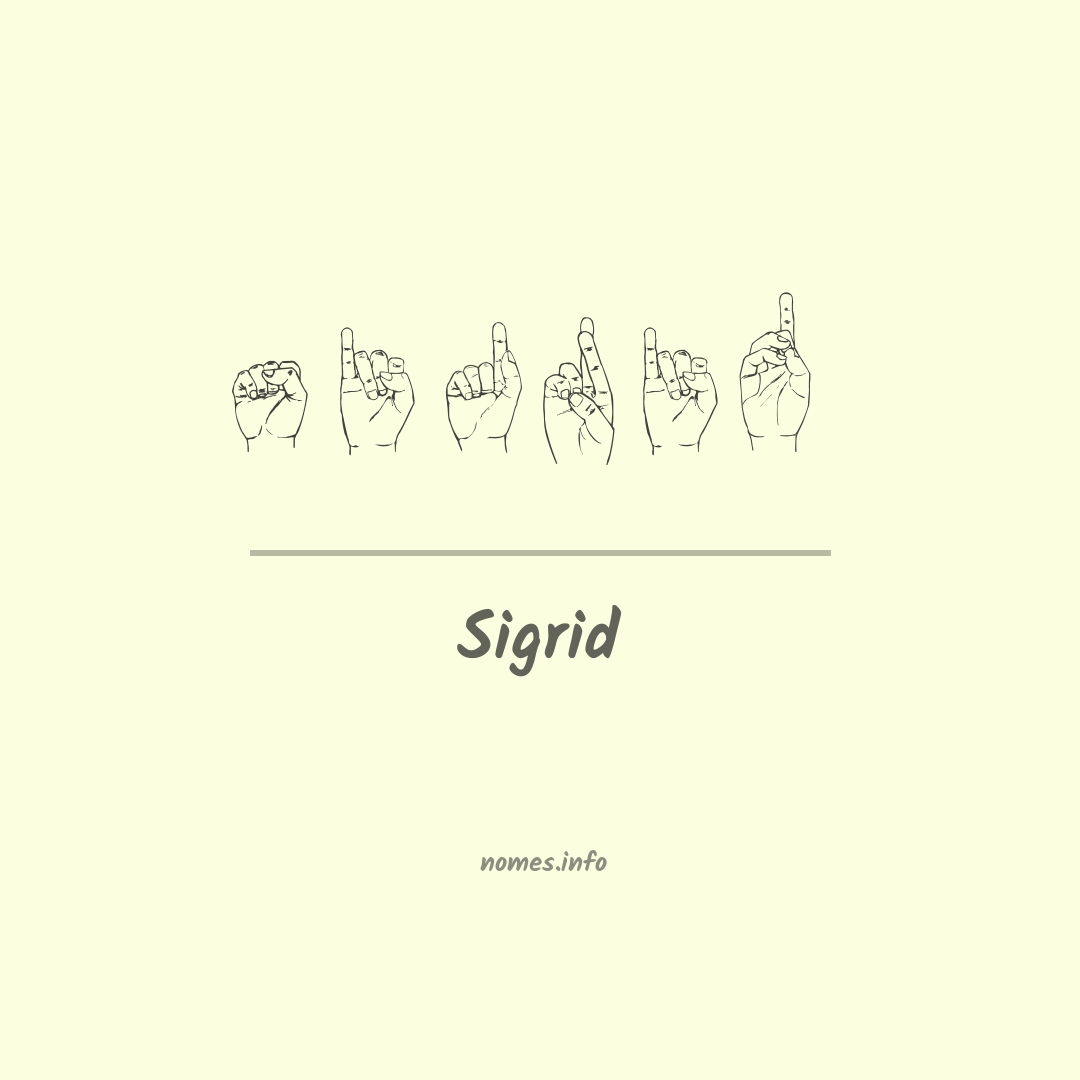 Sigrid em Libras