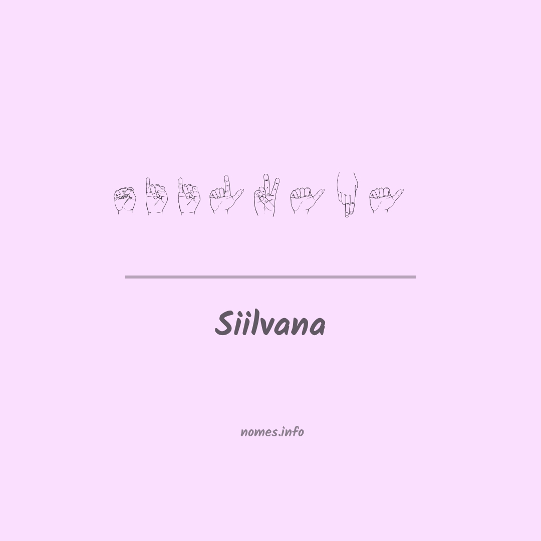 Siilvana em Libras Siilvana em Libras