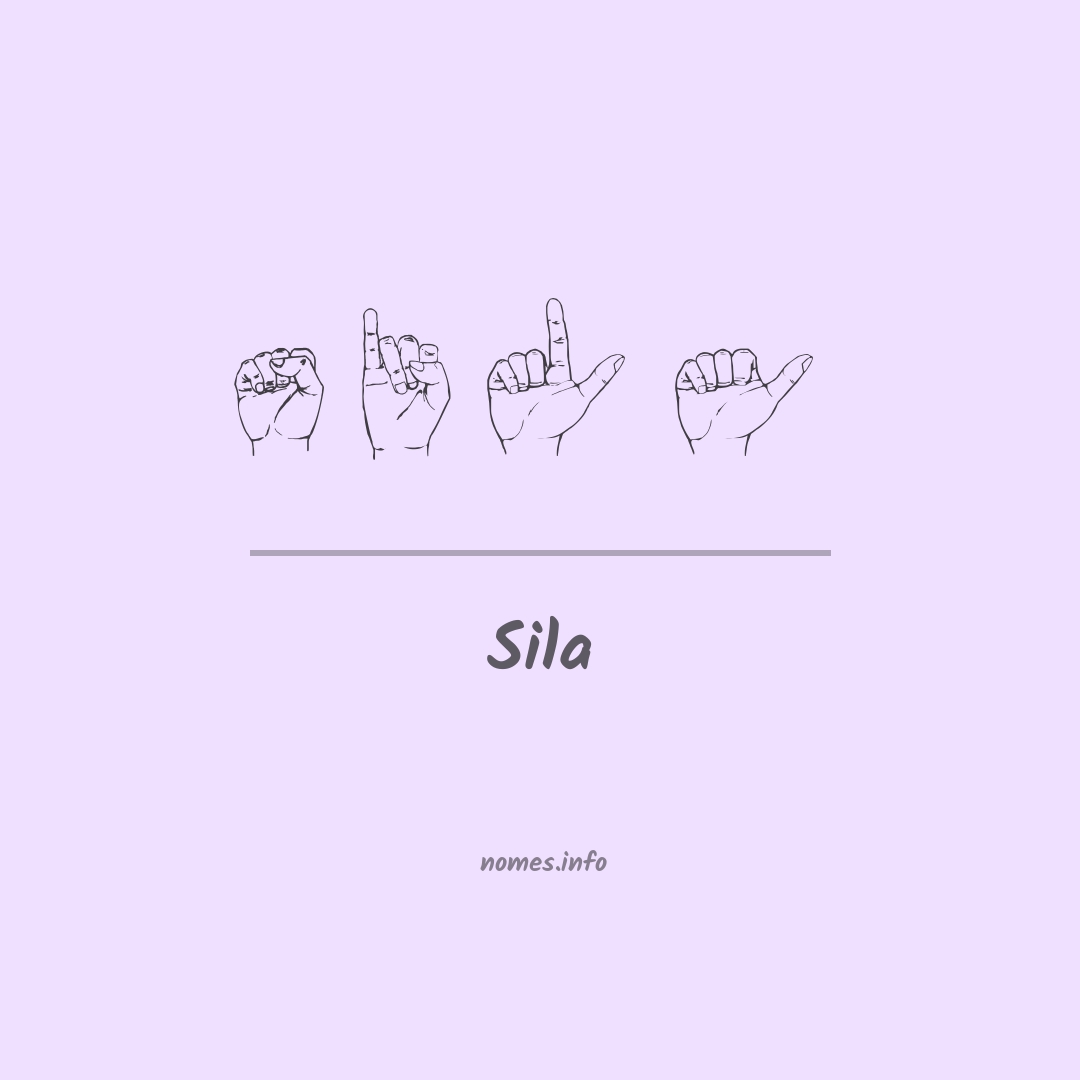 Sila em Libras