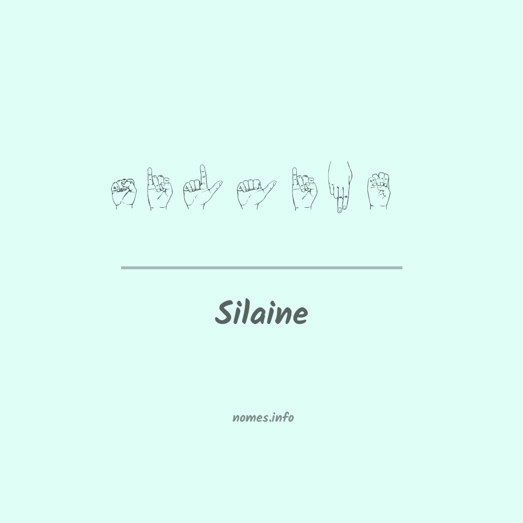 Silaine em Libras