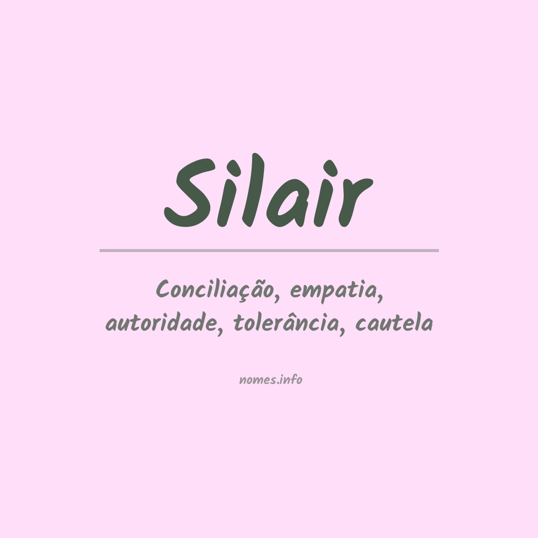 Significado do nome Silair
