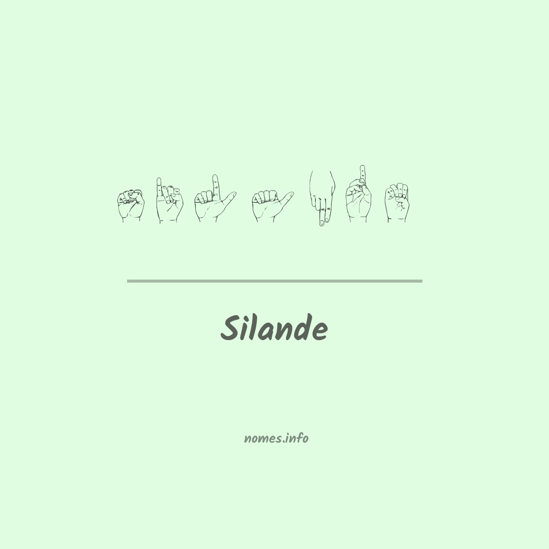 Silande em Libras