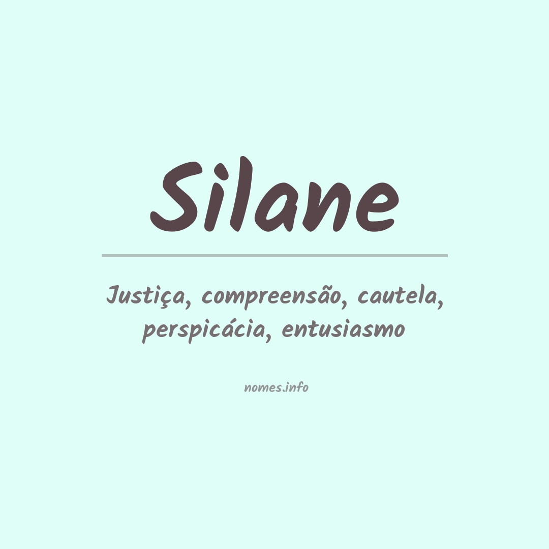 Significado do nome Silane