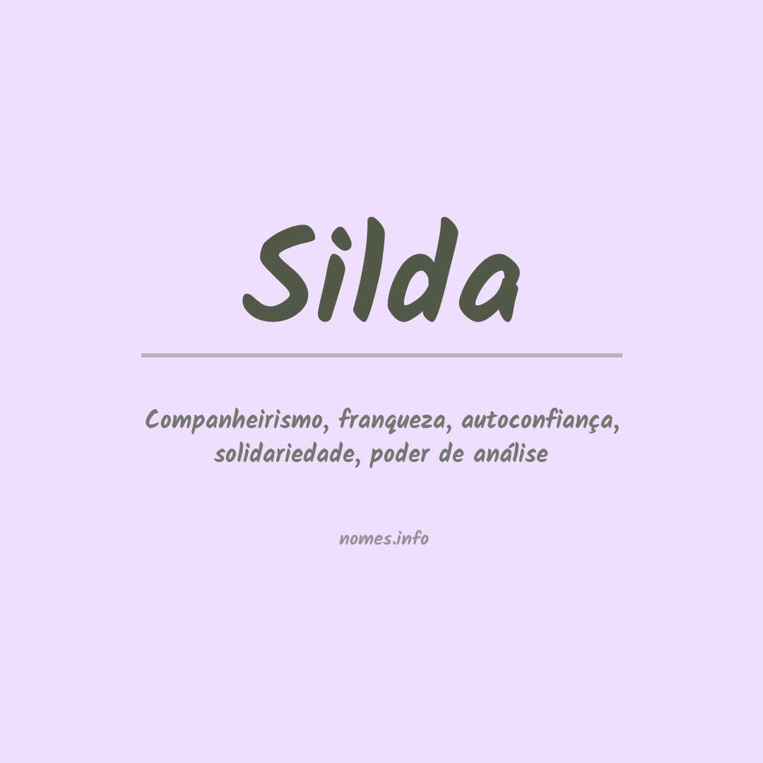 Significado do nome Silda
