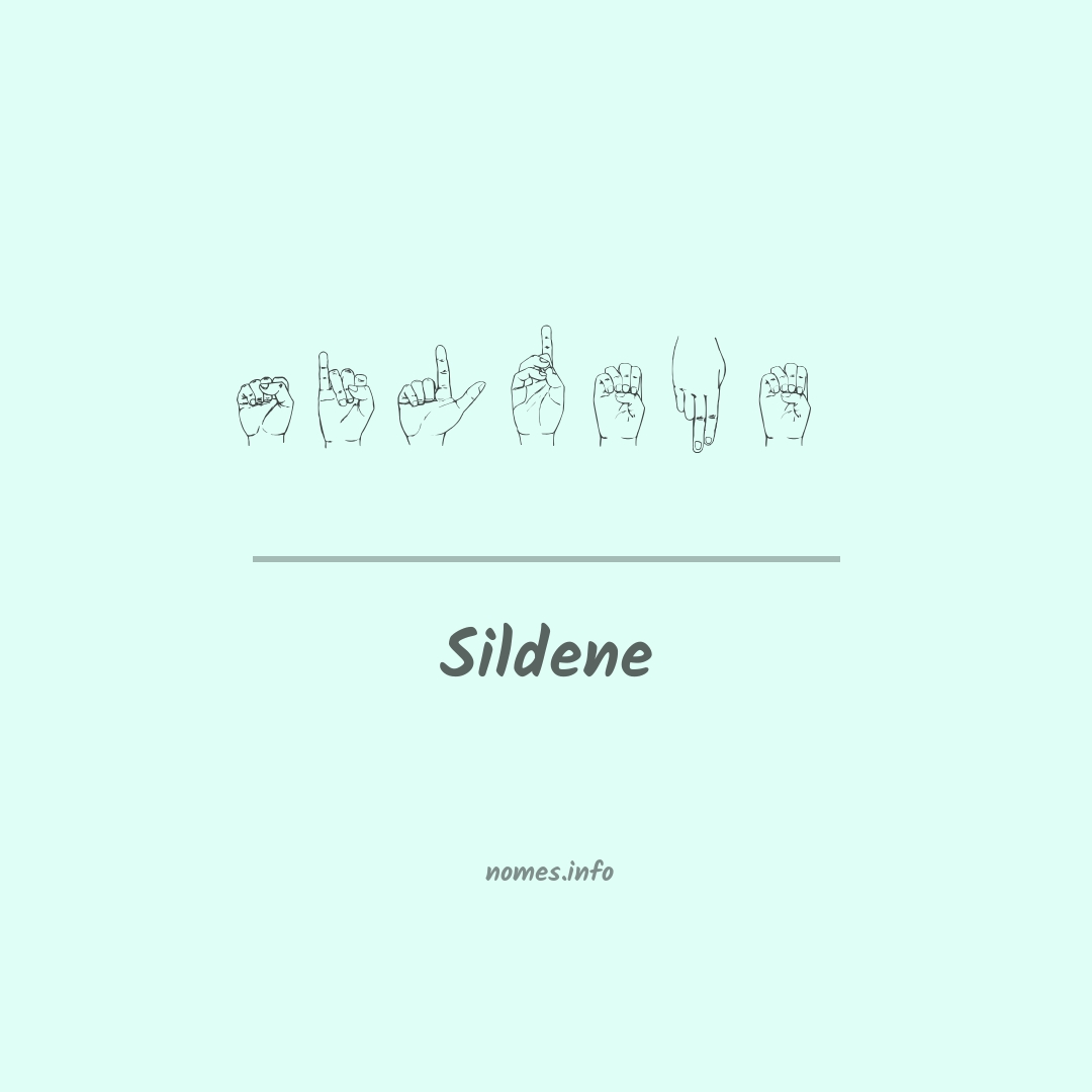 Sildene em Libras