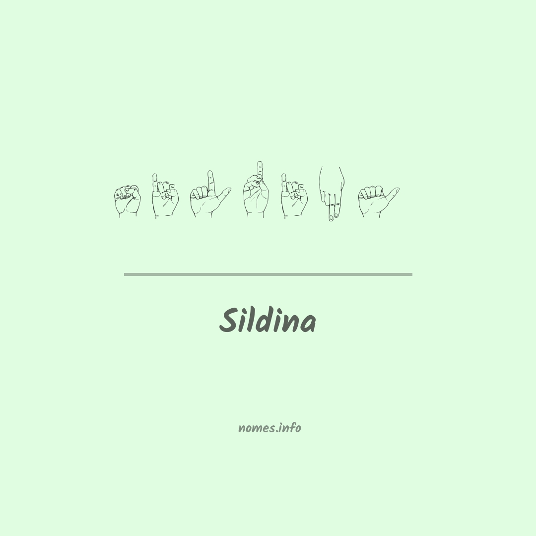 Sildina em Libras