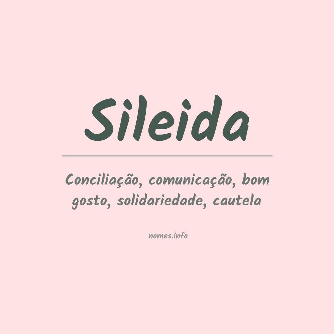 Significado do nome Sileida