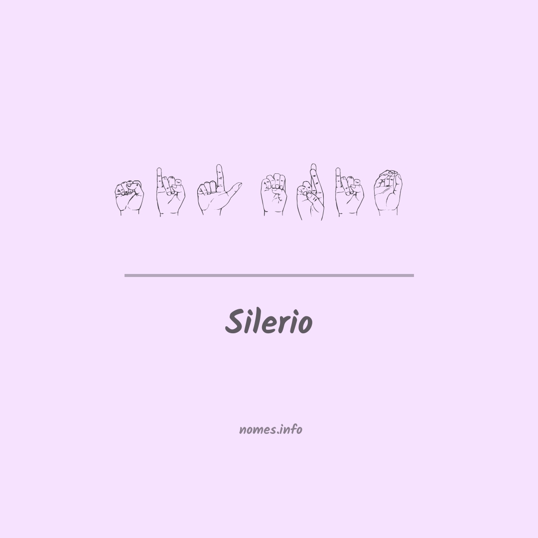 Silerio em Libras