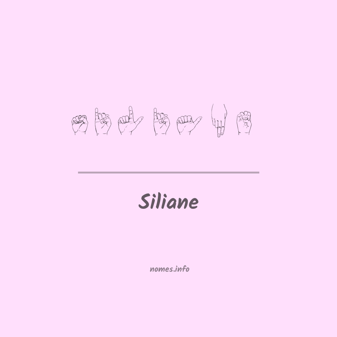 Siliane em Libras