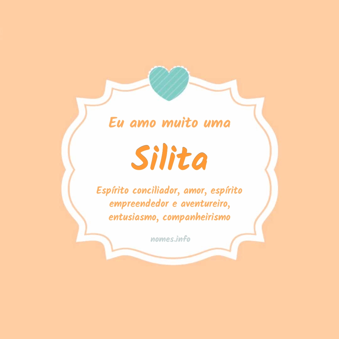 Eu amo muito Silita