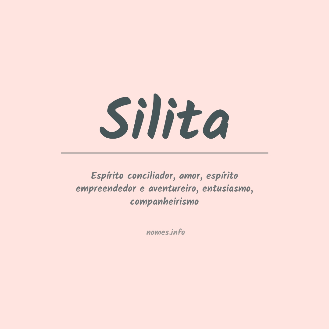 Significado do nome Silita