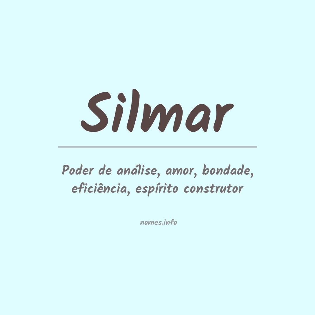Significado do nome Silmar
