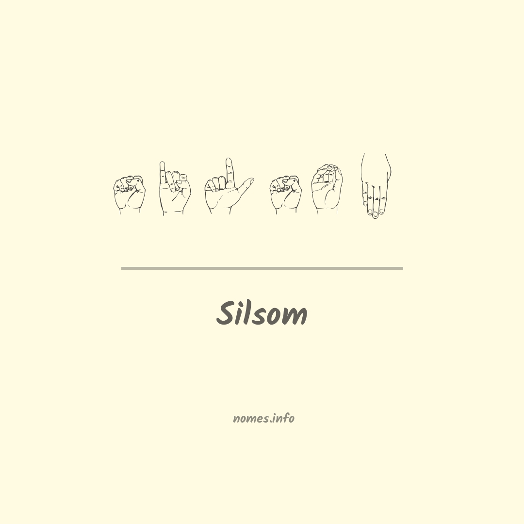 Silsom em Libras