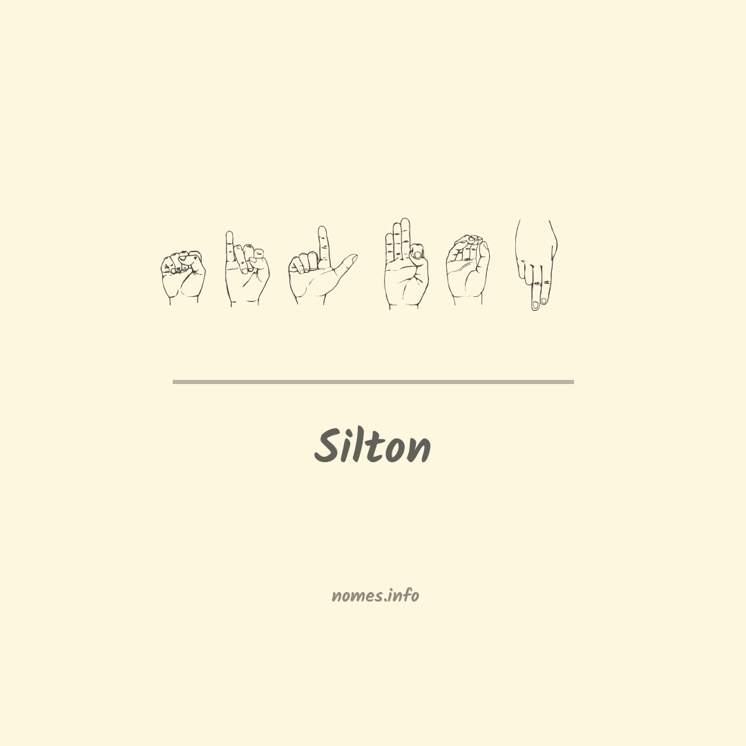 Silton em Libras
