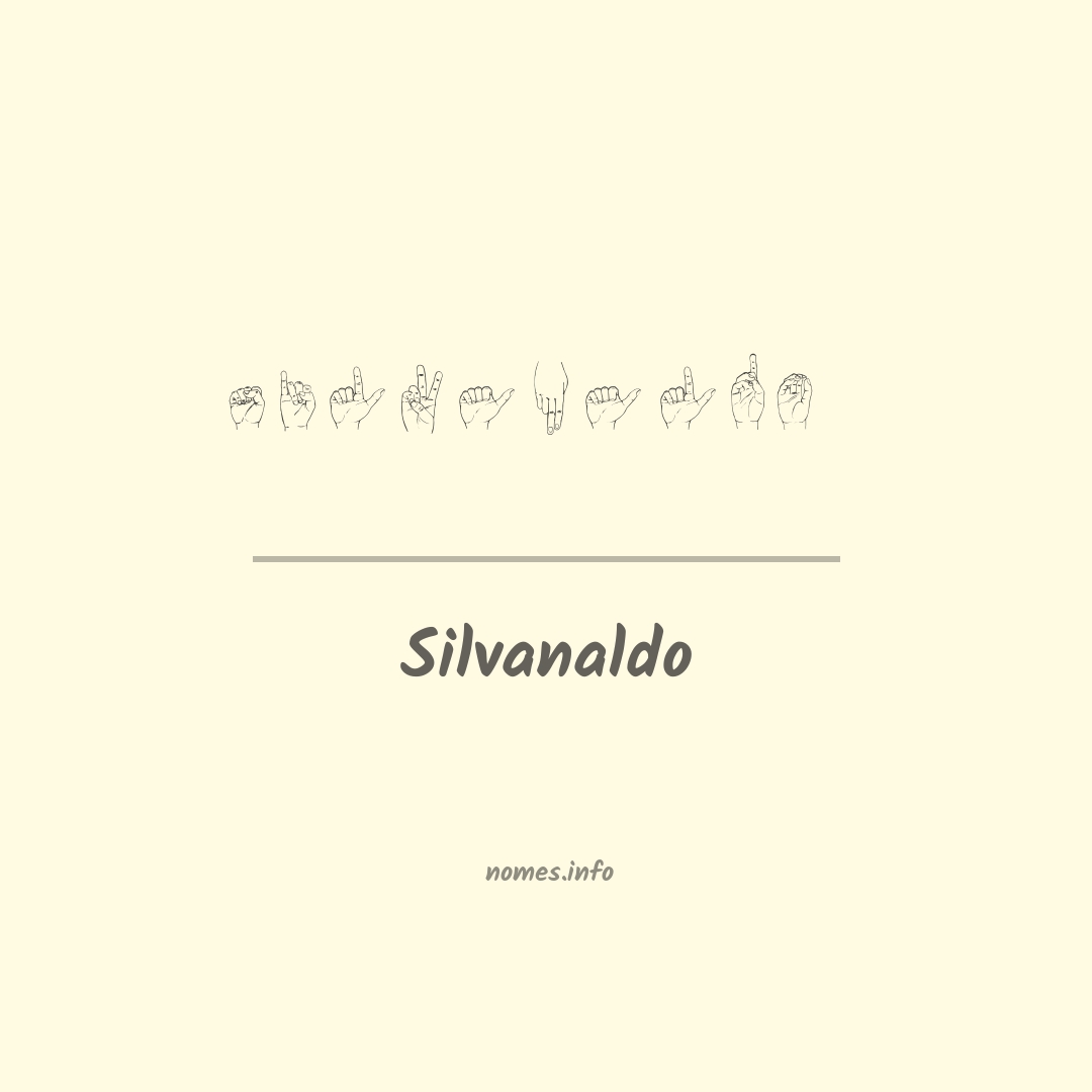 Silvanaldo em Libras