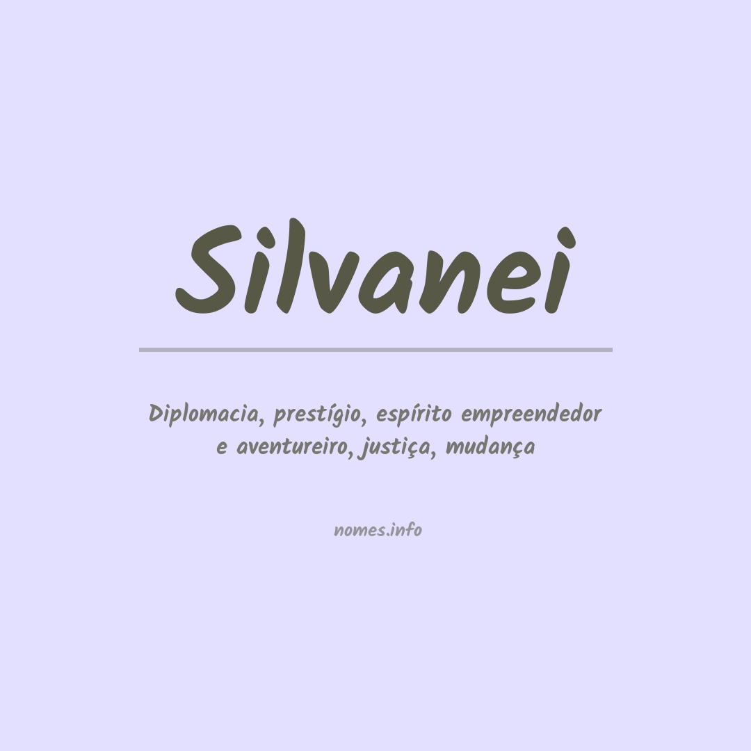 Significado do nome Silvanei