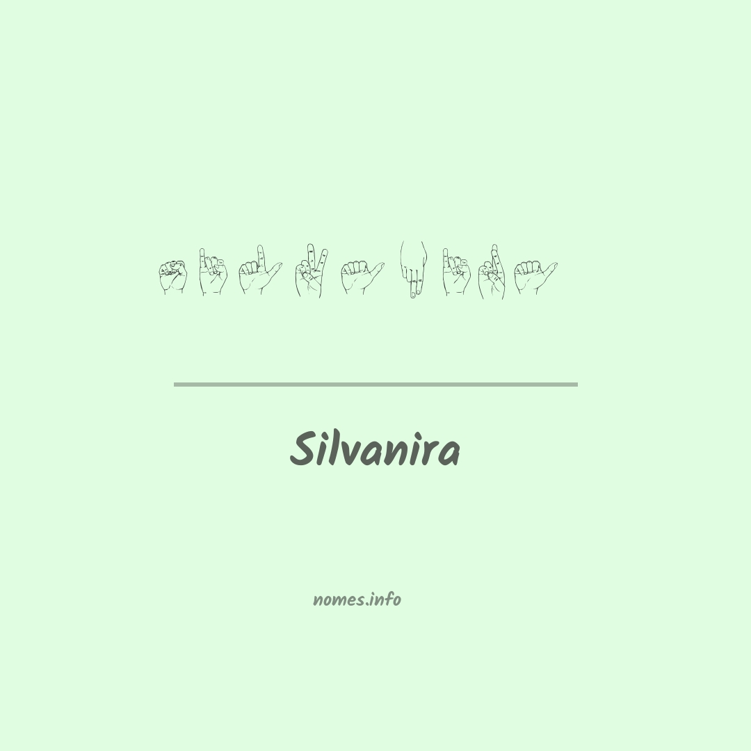 Silvanira em Libras