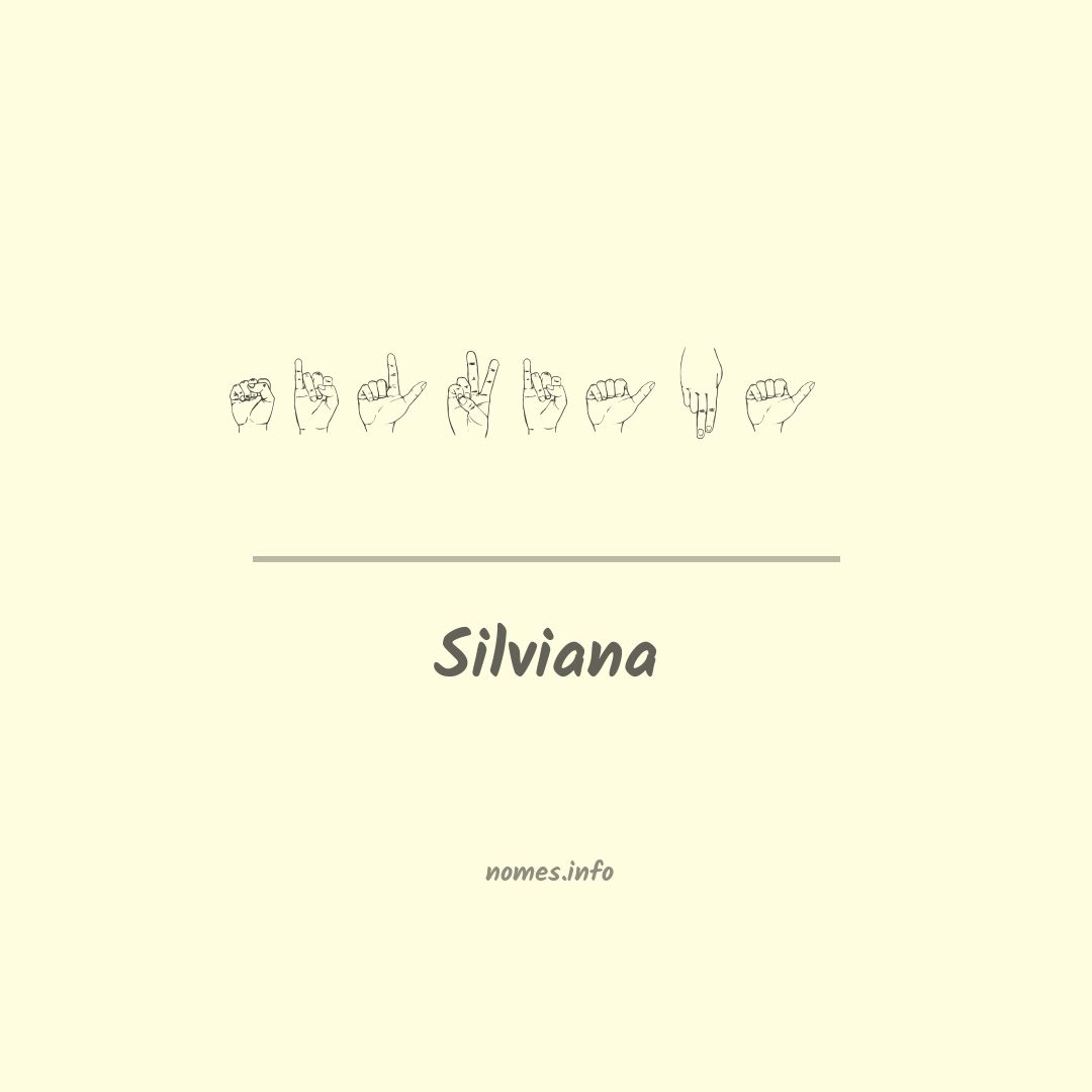 Silviana em Libras