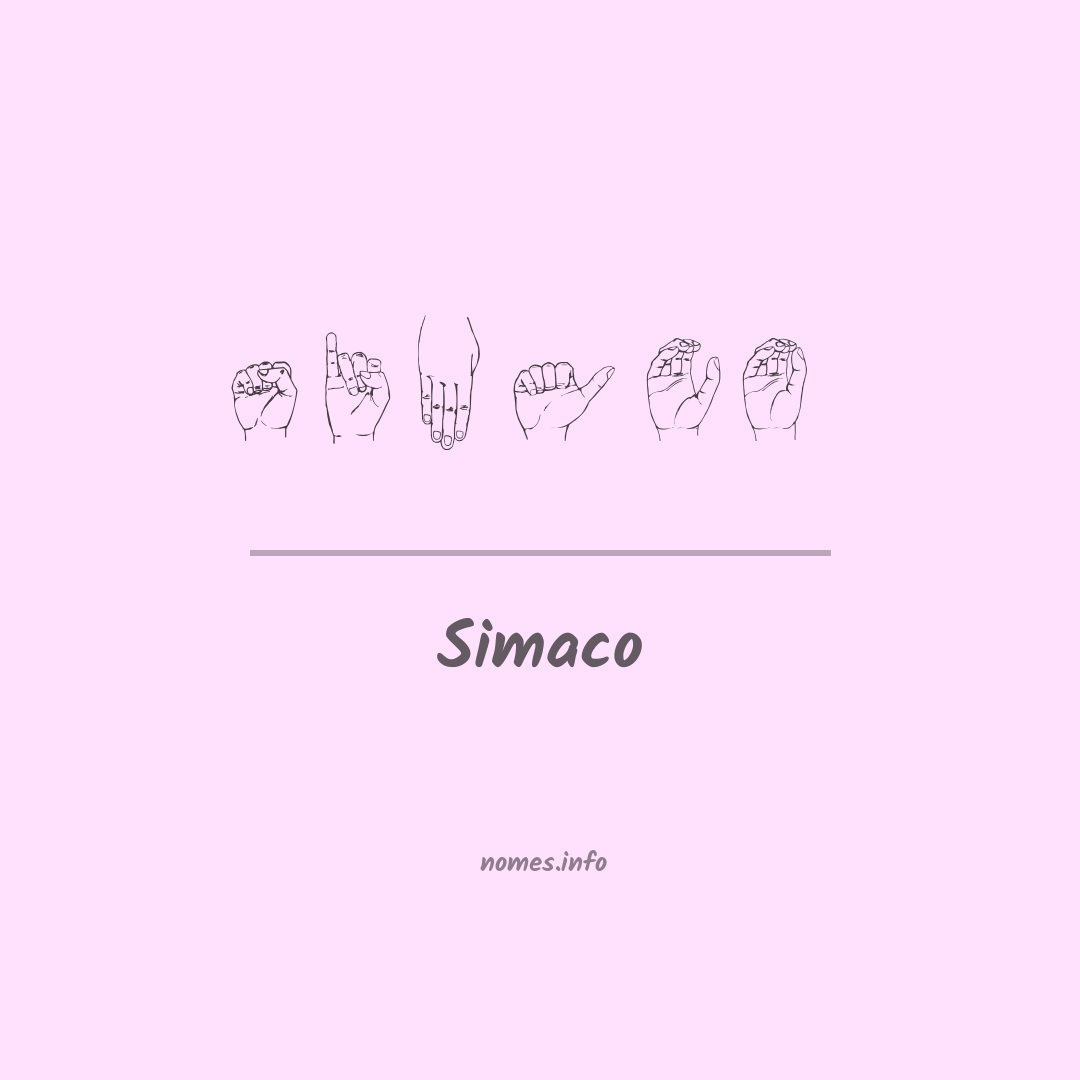 Simaco em Libras