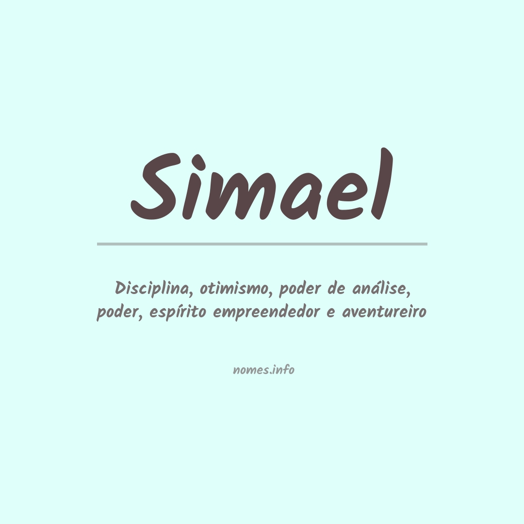 Significado do nome Simael