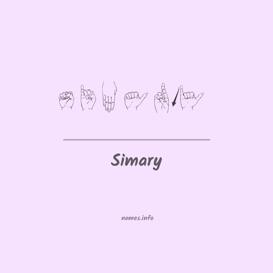 Simary em Libras
