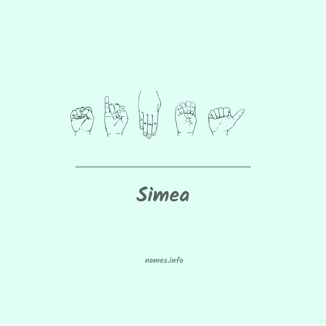 Simea em Libras