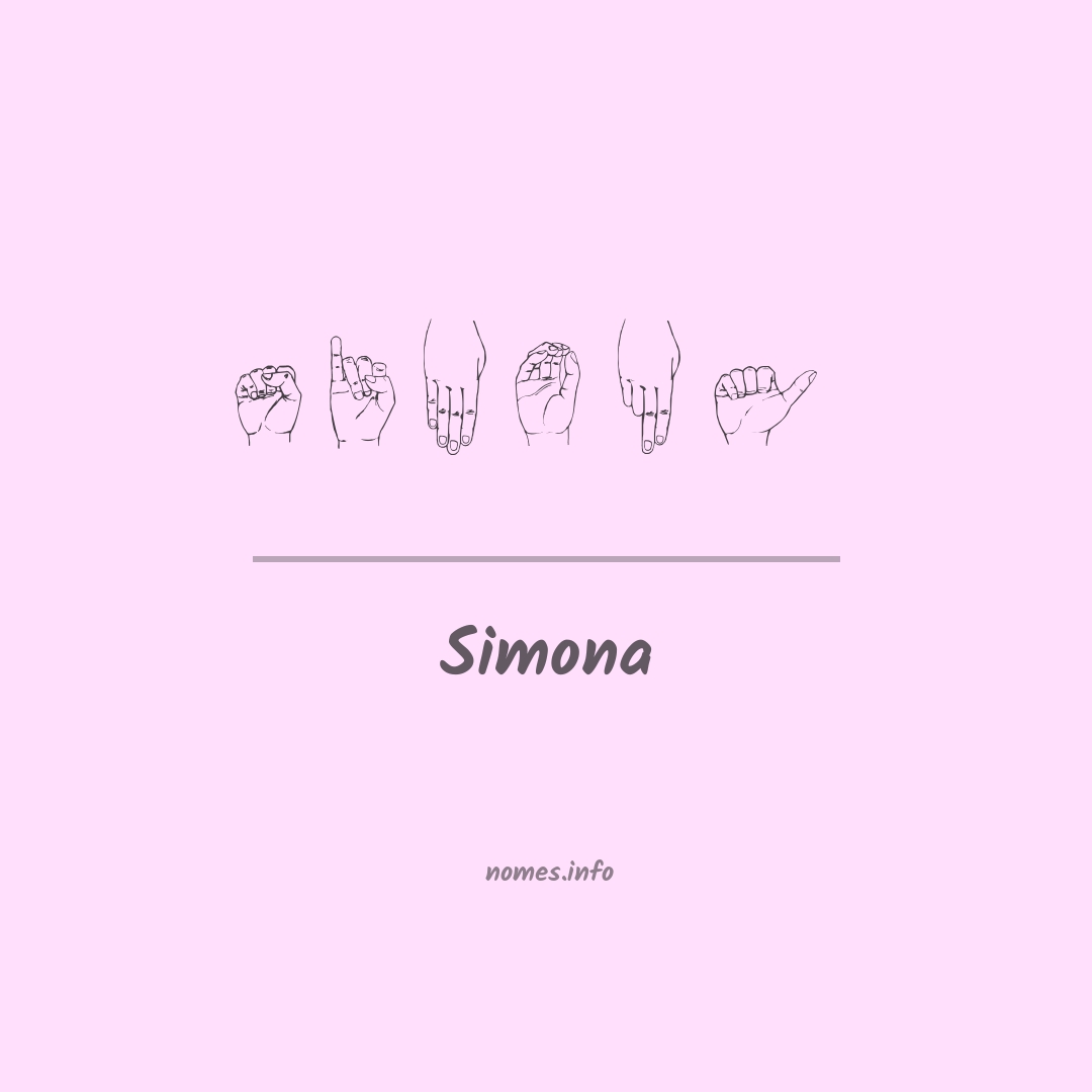 Simona em Libras