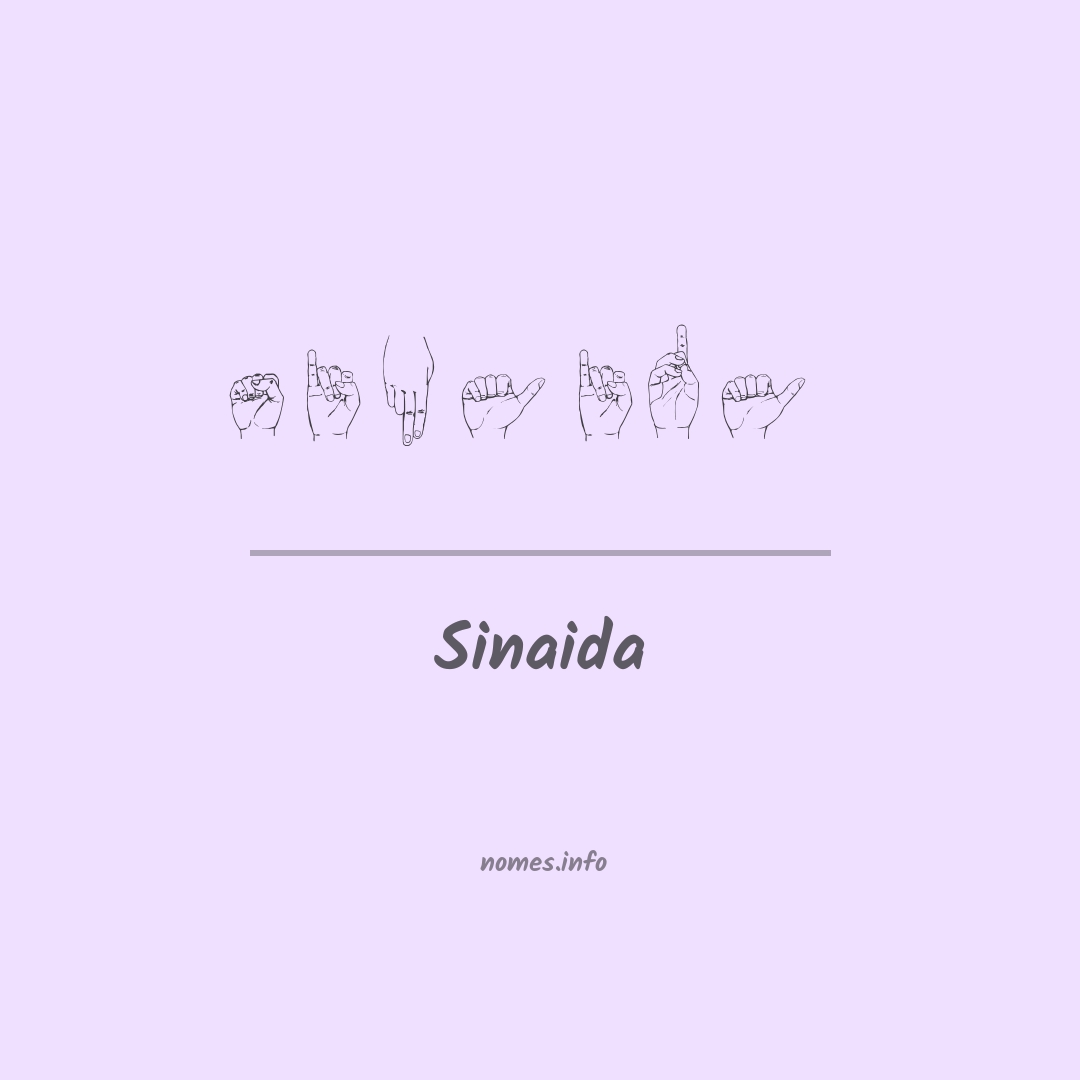 Sinaida em Libras