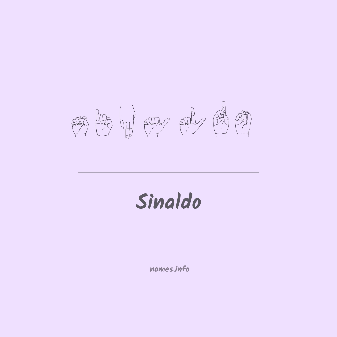 Sinaldo em Libras