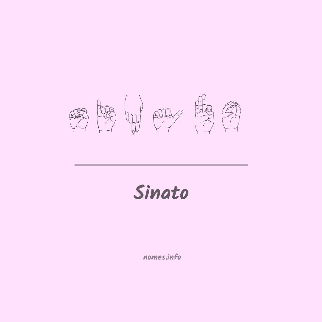 Sinato em Libras