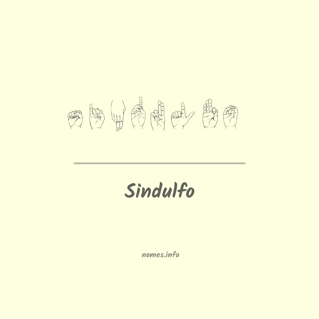 Sindulfo em Libras