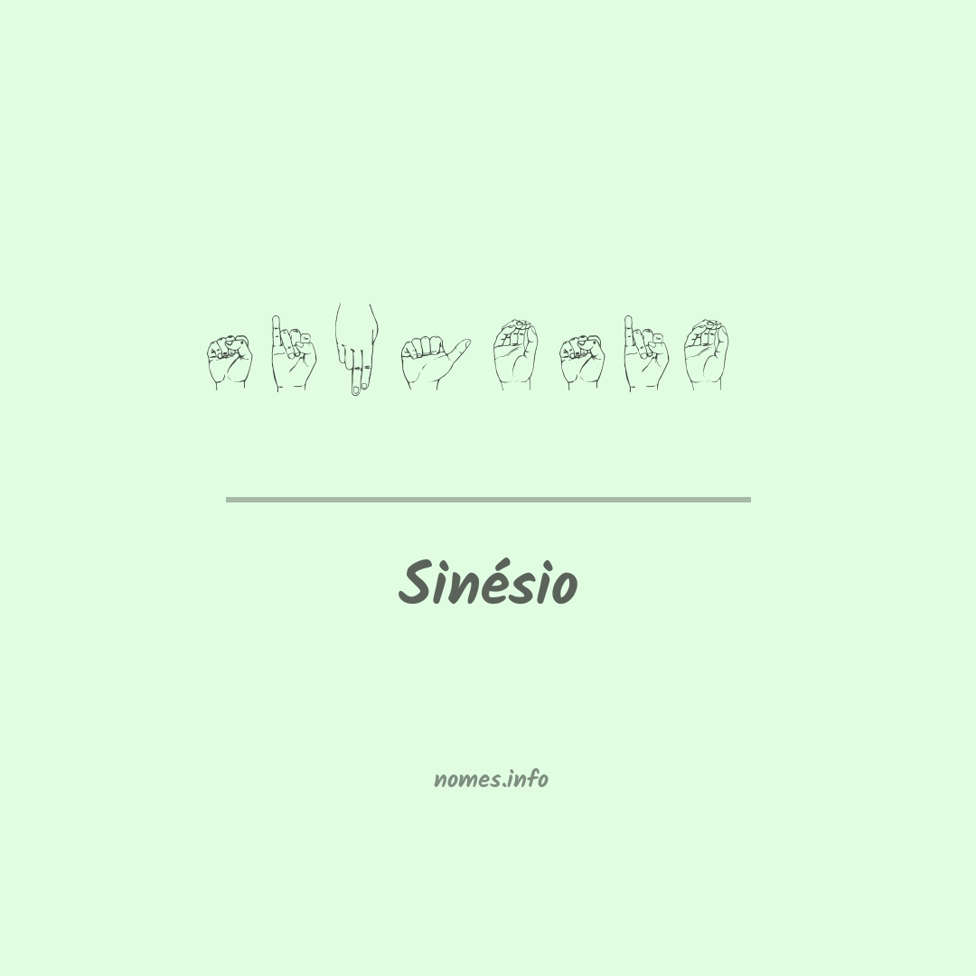 Sinésio em Libras