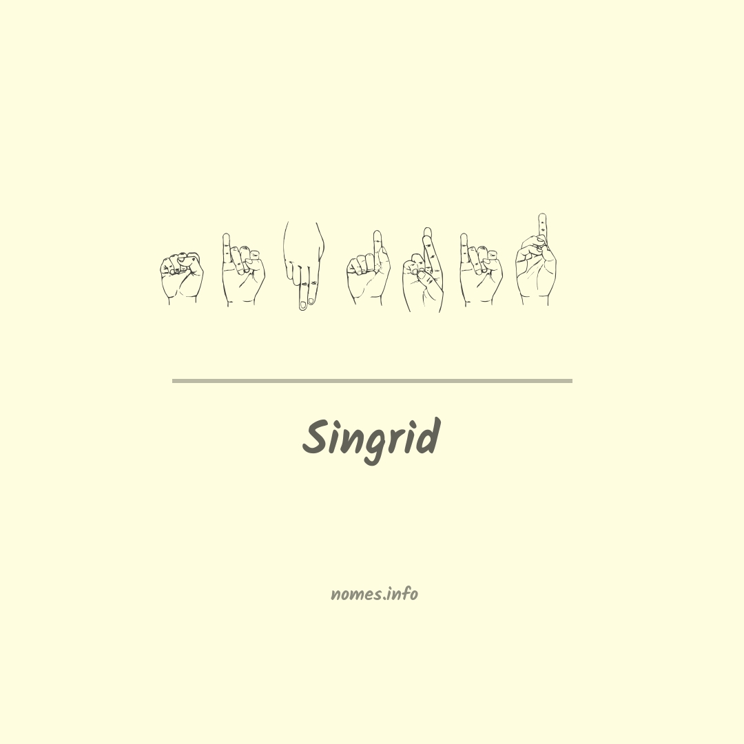 Singrid em Libras