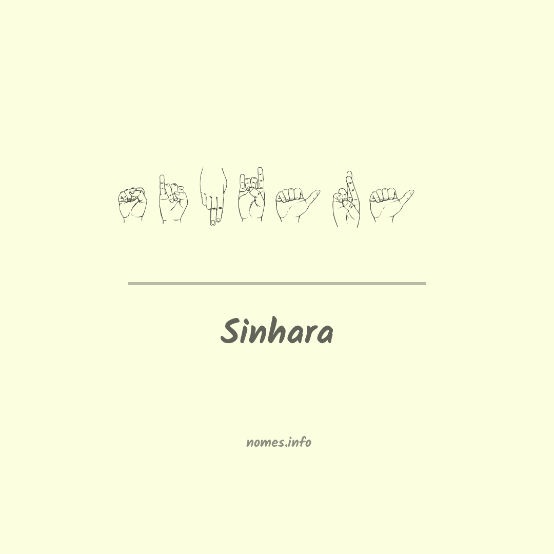 Sinhara em Libras