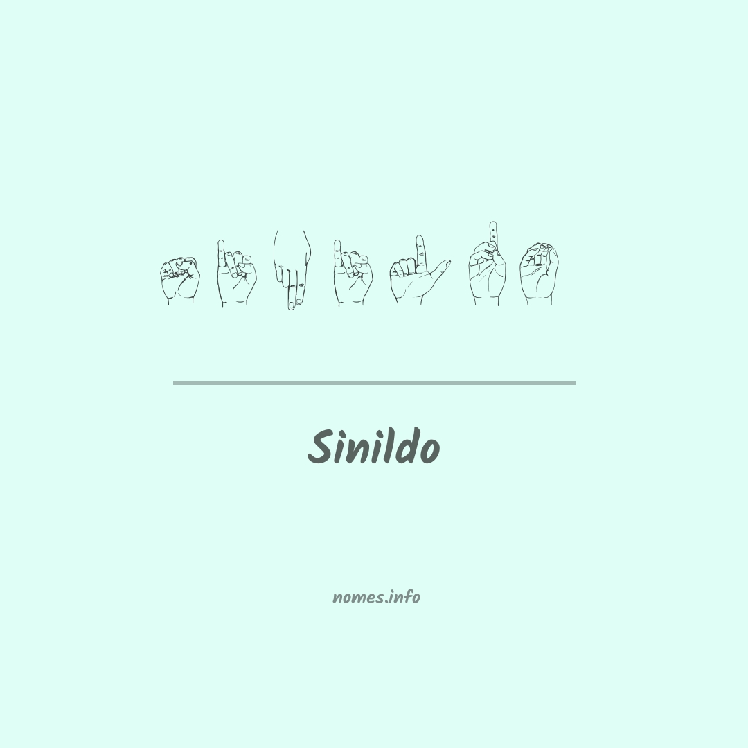 Sinildo em Libras