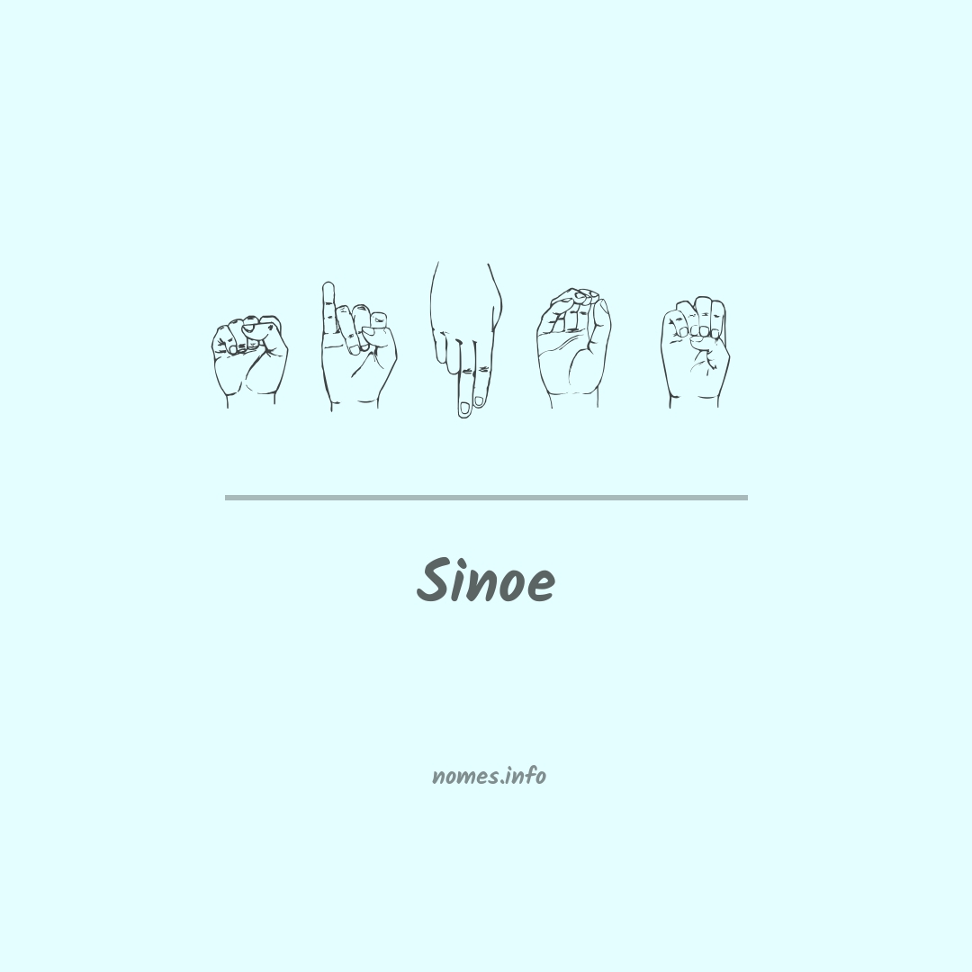 Sinoe em Libras