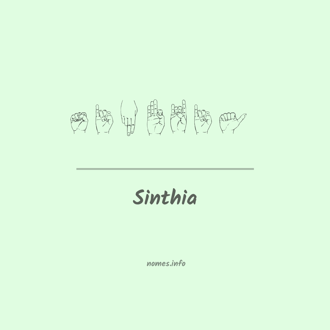 Sinthia em Libras