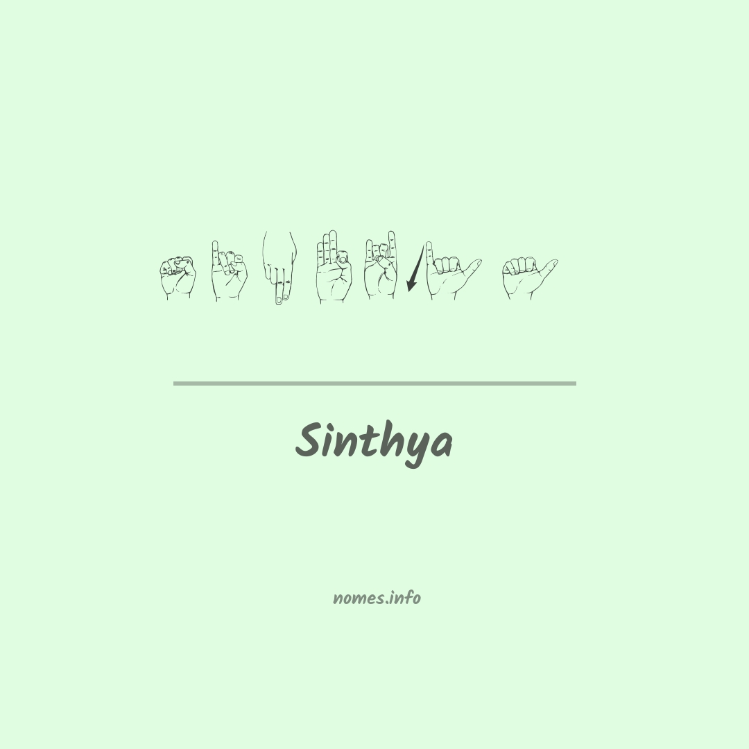 Sinthya em Libras