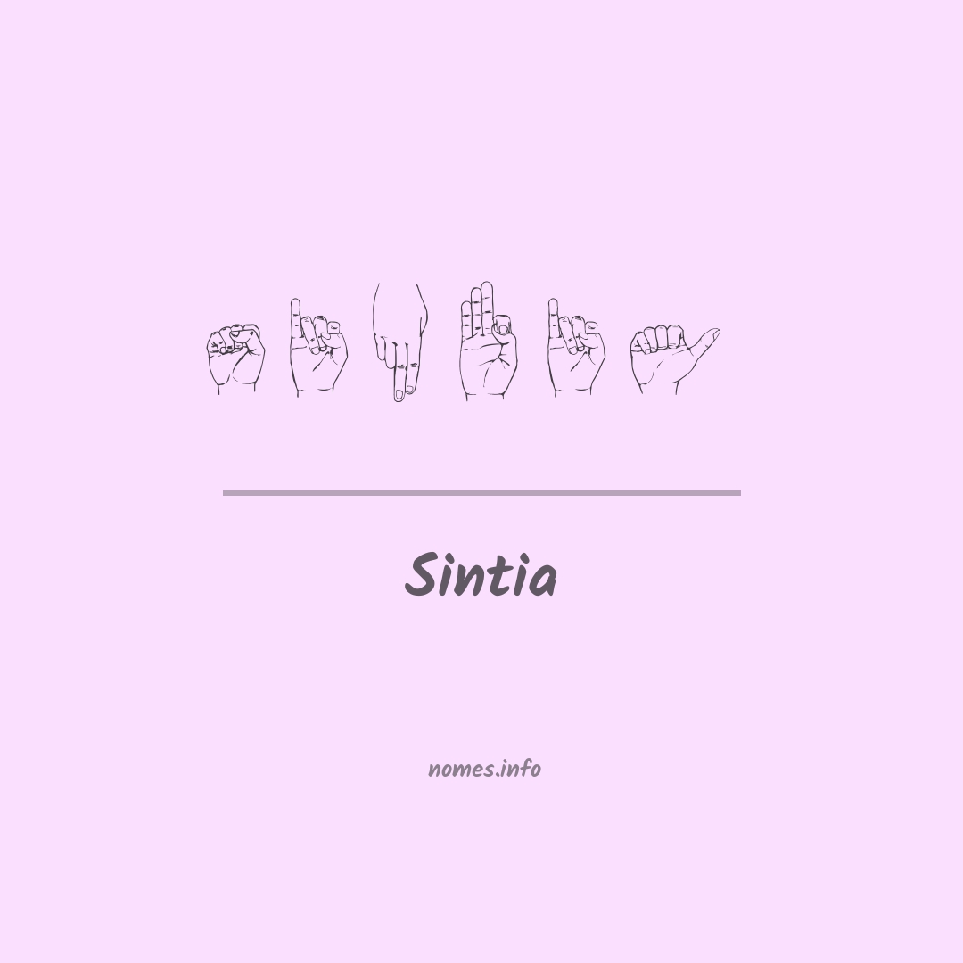 Sintia em Libras