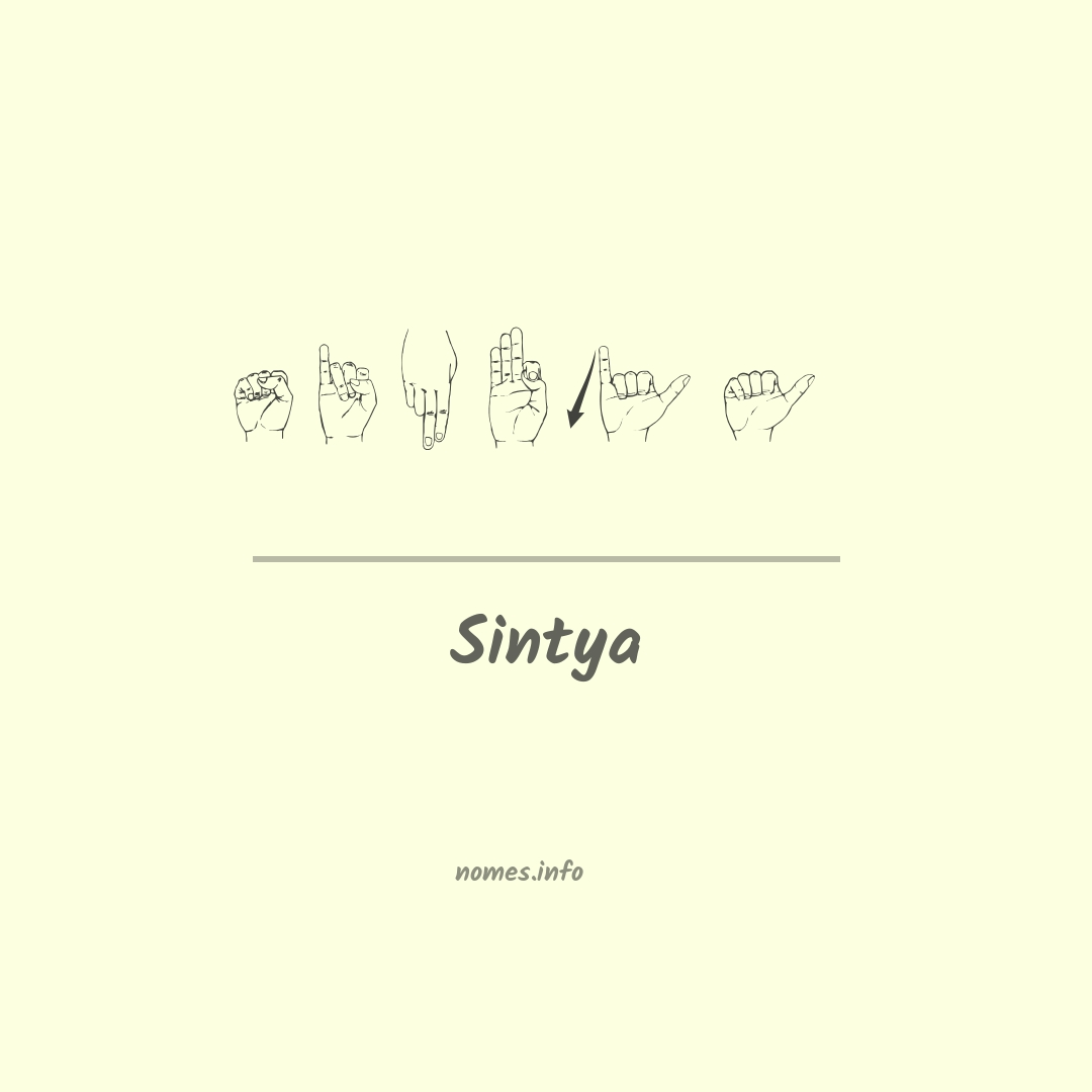 Sintya em Libras