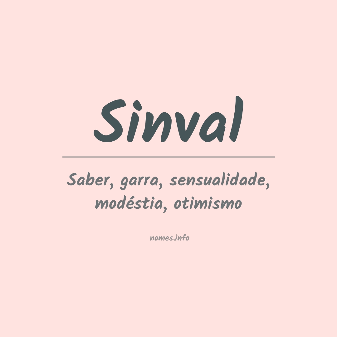Significado do nome Sinval