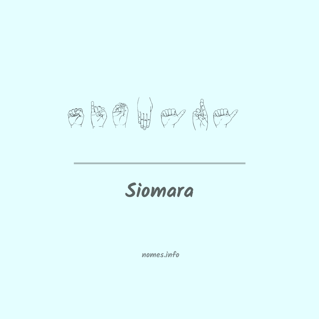 Siomara em Libras